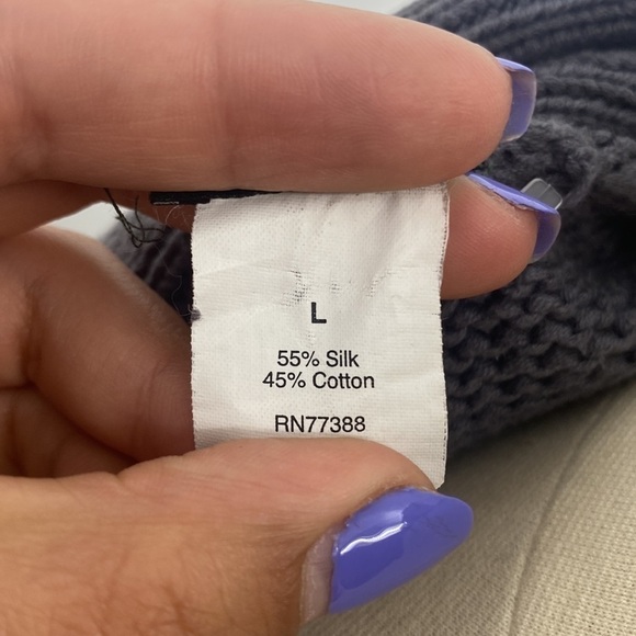 J. Crew Silk Knit V-Neck Long Sleeve Button Down Sweater - Picture 16 of 16